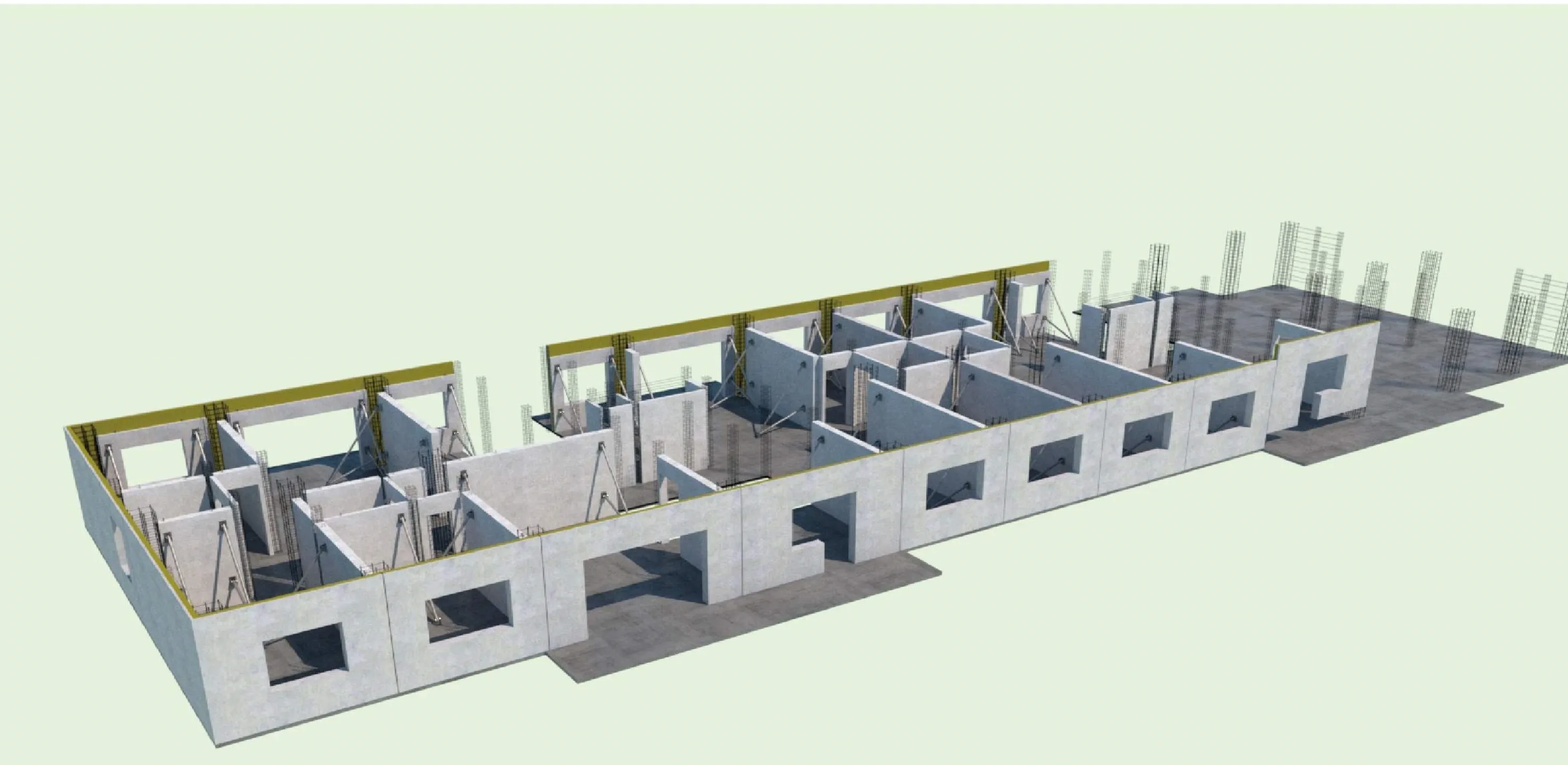 GOGER apartment panel assembly on site