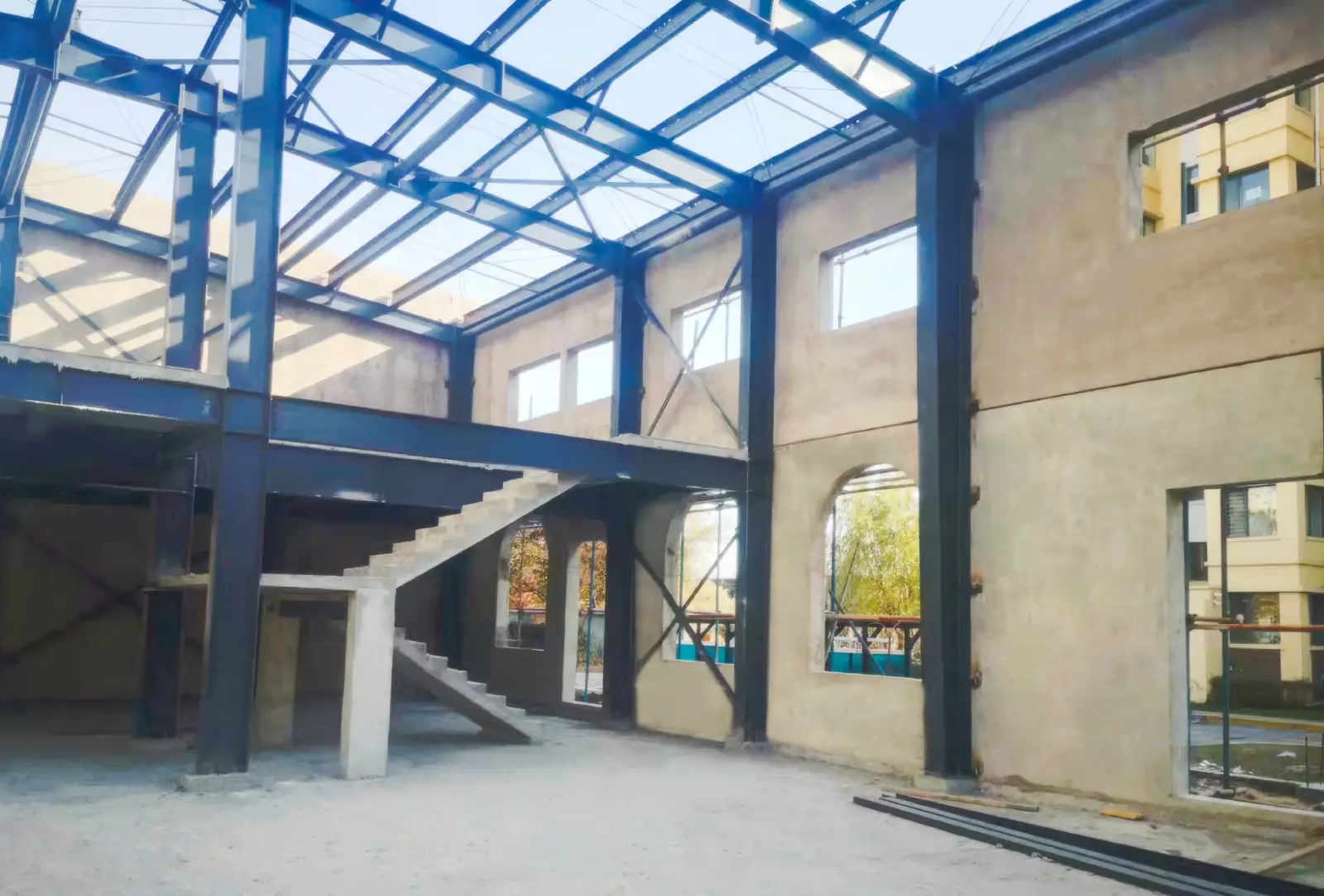 GOGER factory steel frame structure