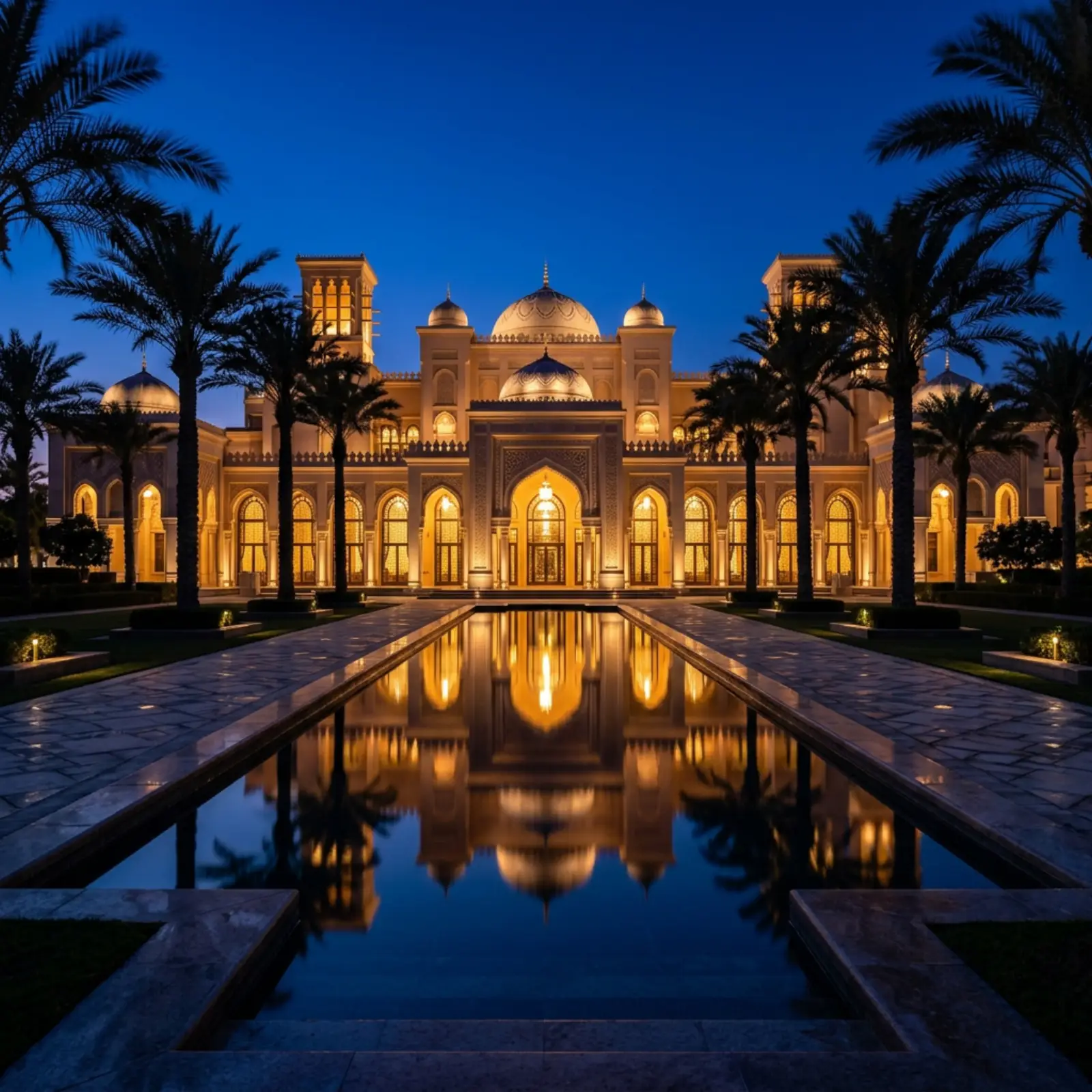 GOGER royal estate at night
